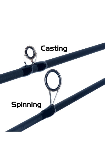 Choice صنارة صيد صغيرة من الكربون للسفر بطول 2.28 متر ووزن 5-30 جم من PHISHGER