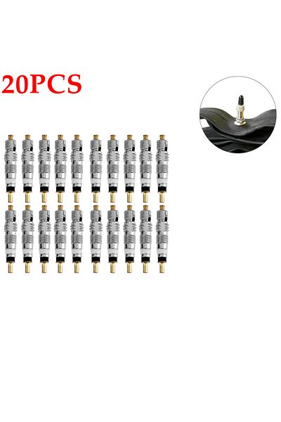Shunmaii 20Pcs 5-30PCS Valve Core Presta To Schrader French Air Pump Bicycle Bike Valve and Removal Tool Bicy