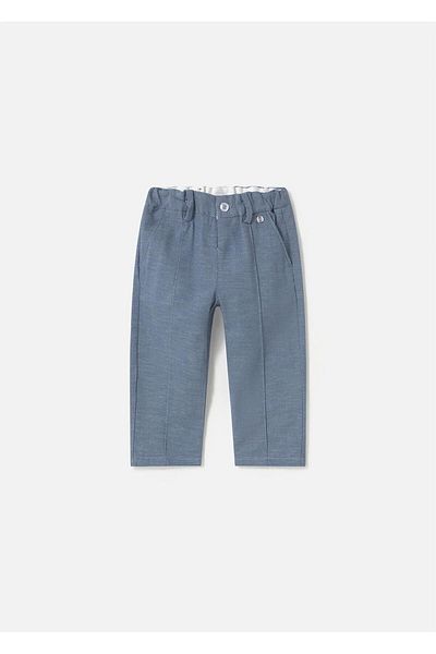 MAYORAL Baby Boy Linen Trousers Blue