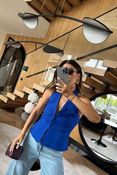 Hotfashion HALTER YAKA KOPÇALI BLUZ