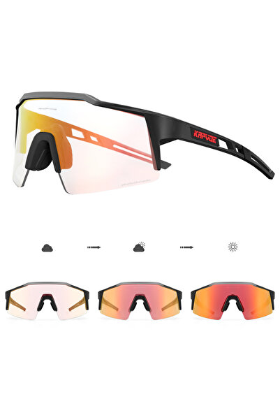 KAPVOE نظارة شمسية فوتوكروميك-عدسة واحدة K9023-PH-RE-1L-08 من كابفوي لركوب ال...