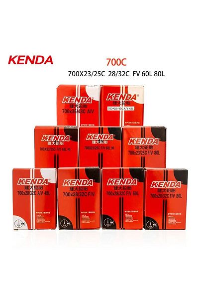 Kenda 2PCs 700x23-25c 80FV KENDA Bicycle Tires Road Bike Inner Tubes 700C 23C 25C 28C 32C Durable Airtight