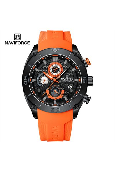 Naviforce BBO NAVIFORCE Sport Watch for Men Waterproof Quartz Wristwatch Chronograph Military Clock With Lumin