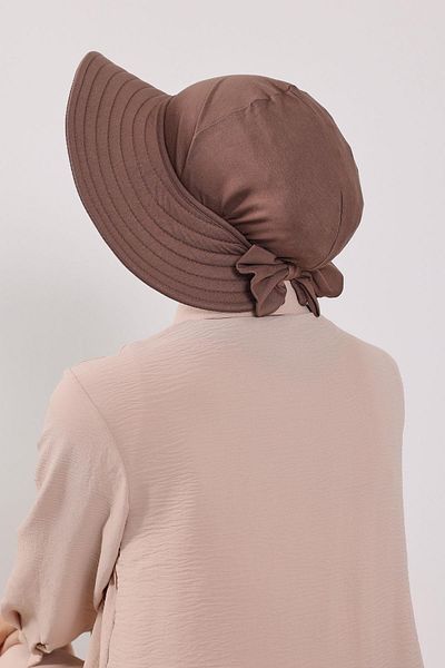 Aisha's Design قبعة فيونكة عملية من القطن الممشط فوق التورban، SP-4، SP-4