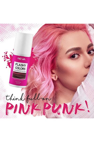 Neva NEVA Flashy Hair Colors Temporary Hair Color Spray - 75ml