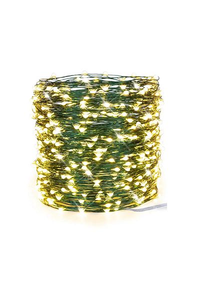 Choice Remote USB Warm White 10M100L 10M100LED String Lights Green Wire Fairy Lights Warm White Garland for