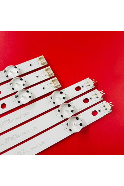 Choice 6Pcs 1set LED backlight strip for 49UJ65_A B_27LED 49UJ630 49LJ614V 49UJ634V 49UJ701V 49UJ670 49UJ65