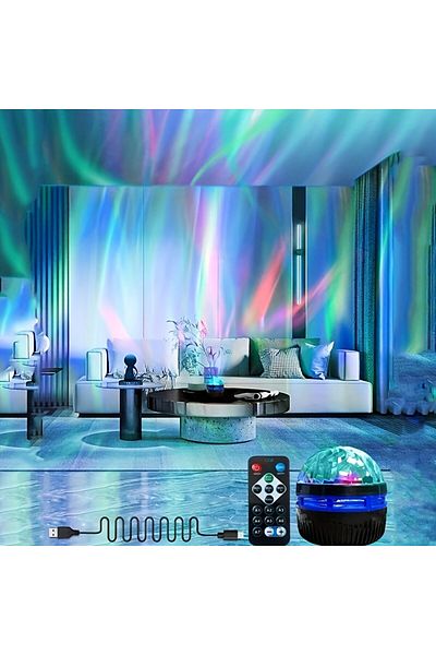 Choice Aurora LED Starry Galaxy Projector Light RGB Smart Remote Control Star Aurora Lamp KTV USB Powered A