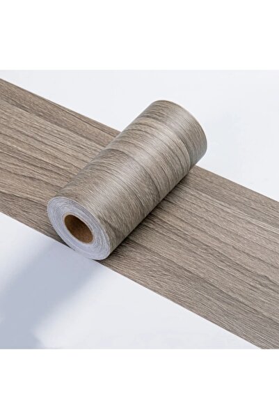 Choice قطعة واحدة من ورق الحائط اللاصق بطول 5 أمتار بلون الجوز الفاتح، حافة القاعدة المقاومة للماء