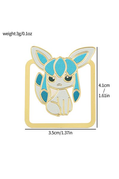 Miniso SQ0364 Pokemon Pikachu Series Metal Books Page Marks Women Men Kids Party Decor Favors Birthday Wedd