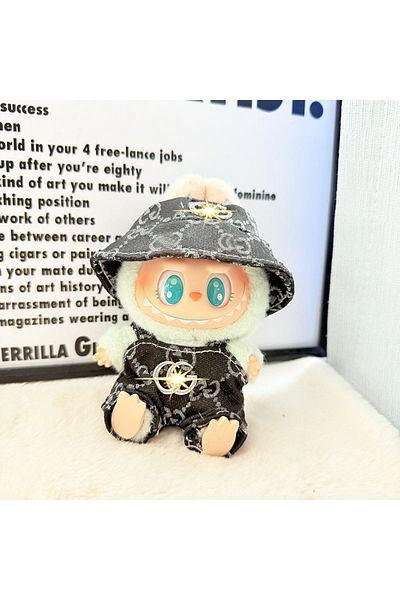 Miniso 3 [Baby clothes only] first- and second-generation labubu cloth vinyl blind box pendant baby clothe.