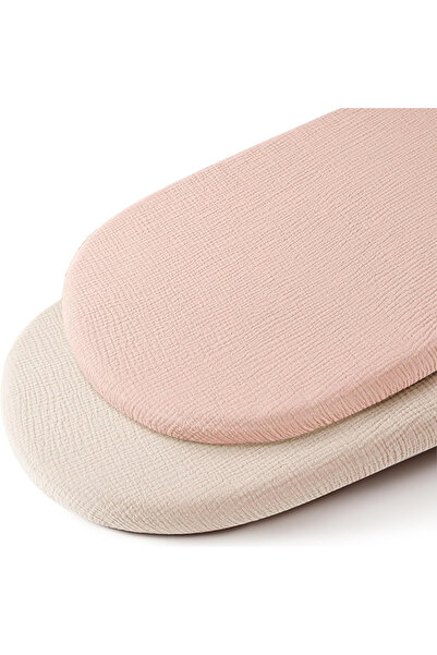 Choice SD01 طقم من قطعتين من ملاءة سرير الأطفال حديثي الولادة، غطاء وسادة تغي...