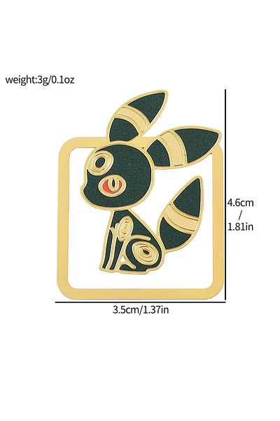 Miniso SQ0369 Pokemon Pikachu Series Metal Books Page Marks Women Men Kids Party Decor Favors Birthday Wedd