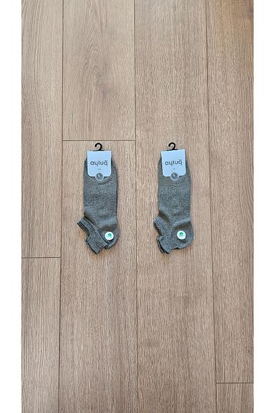 Aytuğ Aytuğ Men's Summer Season 2 Pairs Cotton-Cotton (Green) Booties Socks - 11262-2