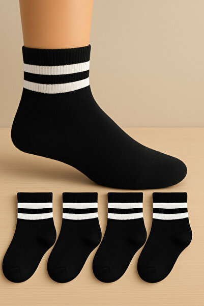 tibo 4 чифта безшевни детски тенис чорапи с обръч за нос