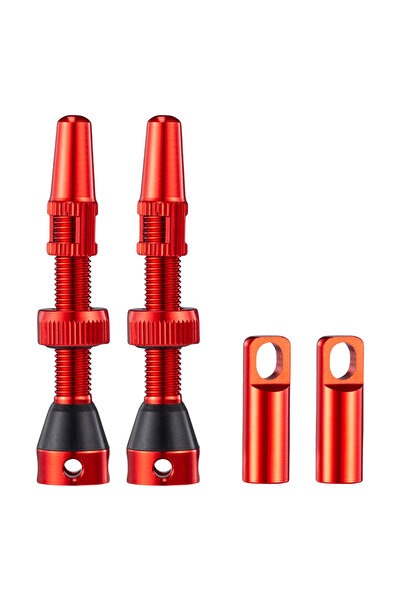 VAKIND أداة إزالة صمام بريستا للدراجات الهوائية مقاس 44 مم باللون الأحمر، زوج واحد، مقاس 40/44 مم، خفيفة الوزن للغاية، مناسبة للدراجة الجبلية