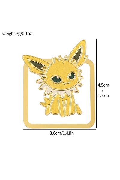 Miniso SQ0361 Pokemon Pikachu Series Metal Books Page Marks Women Men Kids Party Decor Favors Birthday Wedd