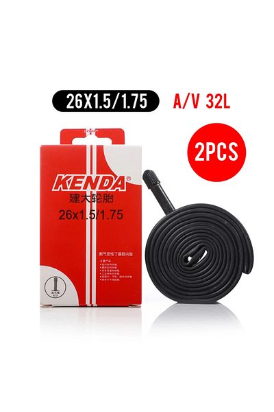 Kenda 26x1.5-1.75 AV32L 2PCS KENDA Bicycle Inner Tube MTB Bike Tires 26 27.5 29 Inches 1.5/1.75 1.9/2.125