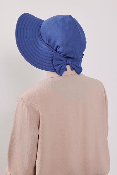 Aisha's Design Combed Cotton Practical Put-On-And-Off Bow Hat over Turban, Sp-4, Sp-4