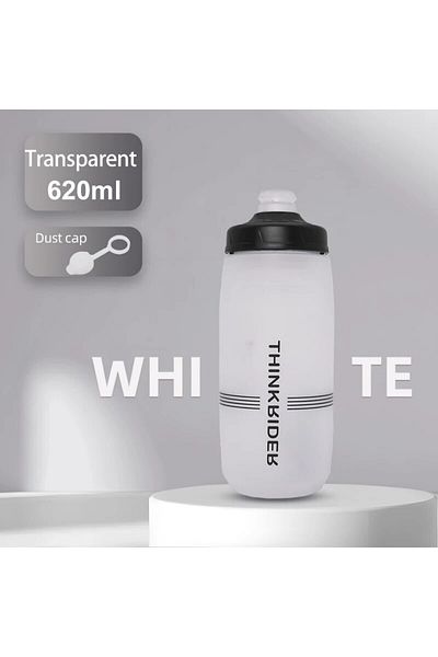 ThinkRider Transparent 620ml ThinkRider 620ml/750ml Bicycle Bottle MTB Road Bike Water Bottle Outdoor Sports Pl