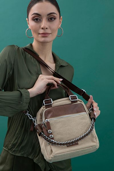 Matthew Cox Canvas Women's Backpack and Shoulder Bag