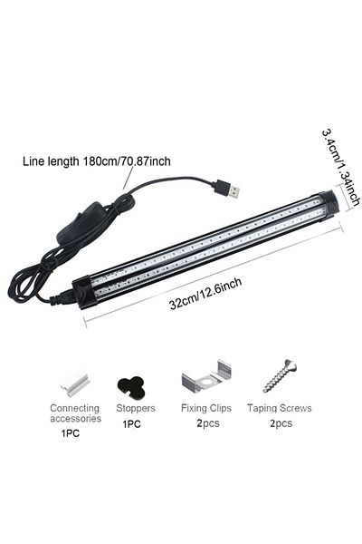 Choice 1pc black USB switch 10W Black Light Lamp,UV Black Light Tube, 395nm LED Lamp,Blacklight Bar for Hal