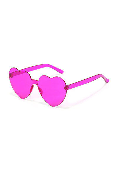 Choice style4 5pcs Jelly Peach Heart Sunglasses Female Street Photo Trendsetter Love Glasses Photo Cute Fun