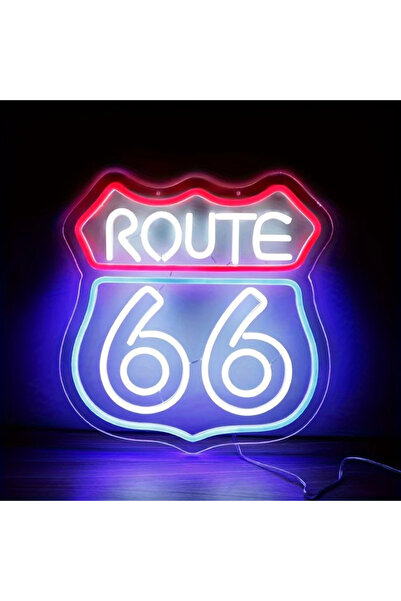 Choice Colorful Historic Route 66 Neon Sign, Home Art Man Cave Neon Lights, F...