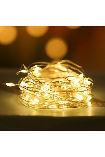 Choice 10M 100LED Warm White 10M Copper Wire LED String Lights Outdoor Waterproof Garlands Festoon Fairy We