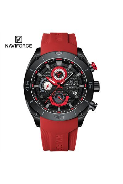 Naviforce BBR NAVIFORCE Sport Watch for Men Waterproof Quartz Wristwatch Chronograph Military Clock With Lumin