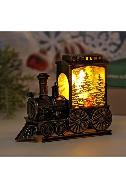 Choice مصابيح ليلية LED من D-Tree بتصميم قطار محمول عتيق تعمل بالبطارية وفوان...