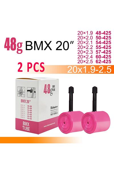 Choice 1.9-2.5" 48g 425 AV 2PC Ultralight RideNow TPU Inner Tube 20" inch 425 BMX Bicycle 20x1.9 2.0 2.1 2.