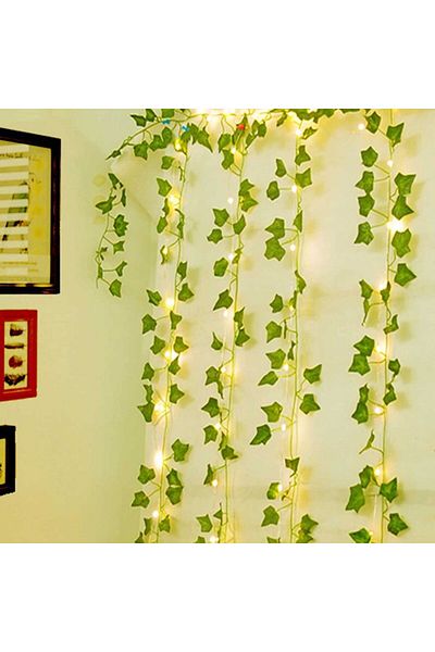 Choice 10M-100LED 10M-2M Battery Operated String Light Artificial Ivy Fairy Light Christmas Tree Garland fo