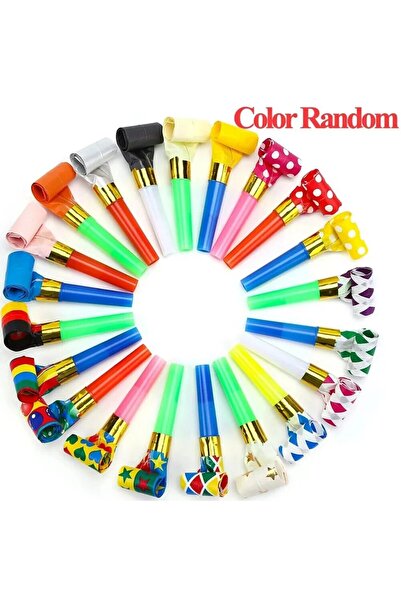 Choice 30 قطعة من 30 قطعة من ألعاب الصفارات الملونة المضحكة للأطفال، لعبة نفخ...