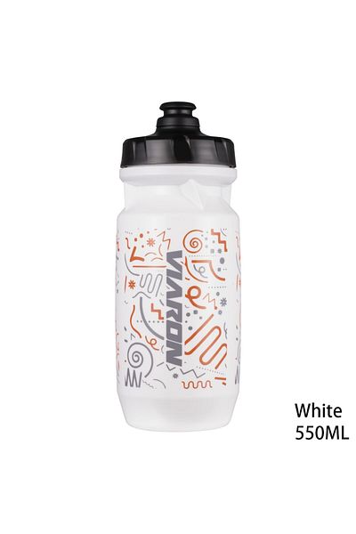 Choice WHITE VIARON 550ML Bicycle Water Bottle Road Grade Sports Fitness Running Riding Kettle Leak Proof D