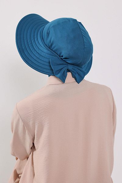 Aisha's Design Combed Cotton Practical Put-On-And-Off Bow Hat over Turban, Sp-4, Sp-4