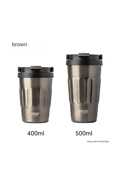 Choice قوارير مياه حرارية من تيسو رمادية اللون سعة 400 مل، 400 مل/500 مل، كوب...