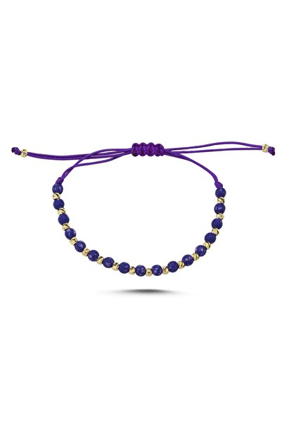 Koçak 14 Ayar Dorikalı Mor Altın İpli Bileklik