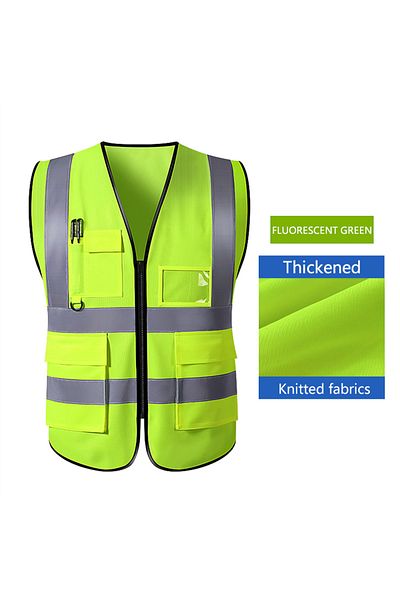 Choice Fgy Bd Lv Safety High Visibility Vest Adjustable Security Vests Traffic Night Outdoor For Running Cy