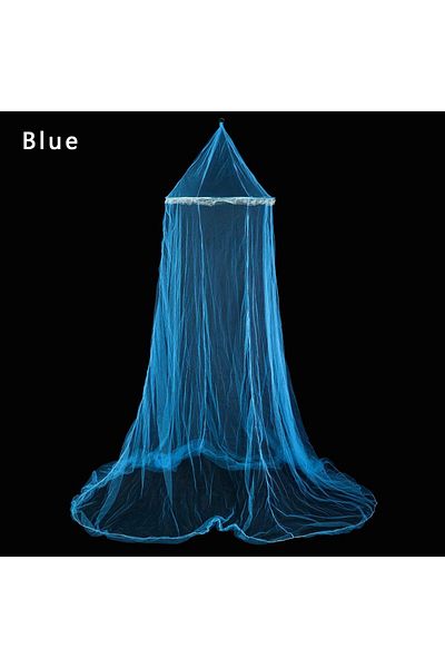 Choice blue Princess Mosquito Net Canopy Encryption Dome Fly Insect Mesh Repellent Protection Single Entry