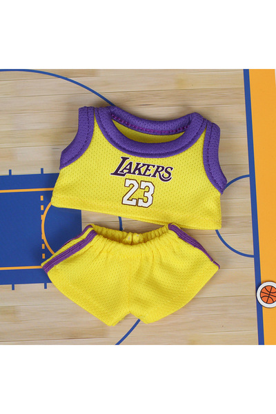 choice2 ملابس صفراء جديدة للبيع فقط ملابس 17 سم أول جيل ثاني من كرة السلة لابوبو