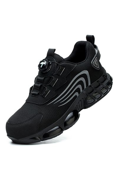 Choice 48 D9071 Rotary button new safety shoes for men, anti-impact and anti-piercing work shoes, fashionab