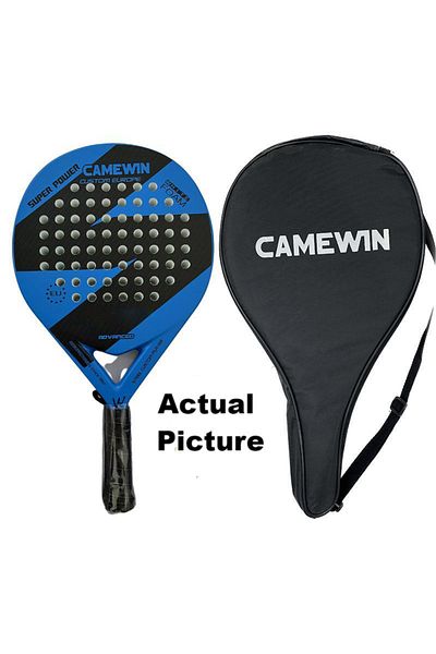 Choice Blue Kaiwei Blue and White Beach Appearance Beautiful Sports Board Tennis Racquet 50% Carbon Manufac