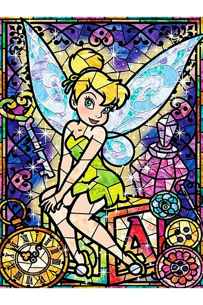 Miniso Round Drill 30X40cm 027AB Disney Diamond Mosaic Princess Painting Cross Stitch Mickey Mouse Picture