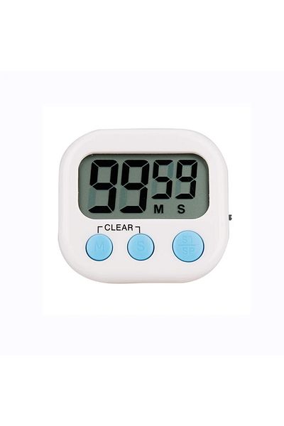 Choice White LED Counter Display Alarm Clock Manual Electronic Countdown Sports Magnetic Digital Timer Kitc