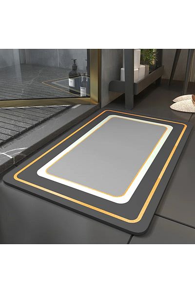 Choice 40X60cm 15.7X23.6in 7 Bathroom Anti-slip Mat Diatom Mud Absorbent Pad Nordic Style Toilet Floor Mat