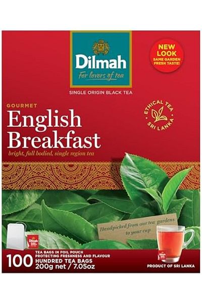 Dilmah Tag Tea bags 100/2.0G/12 English Breakfast