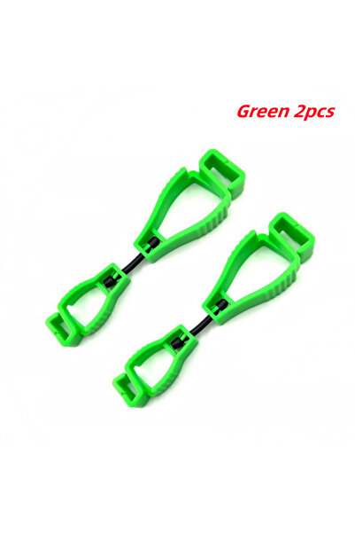Choice Green 2pcs 2 Piece Work Glove Clip, Work Safety Clip, Construction Wor...