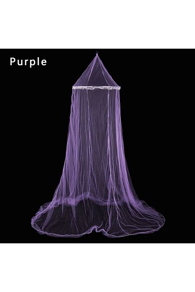 Choice purple Princess Mosquito Net Canopy Encryption Dome Fly Insect Mesh Repellent Protection Single Entr