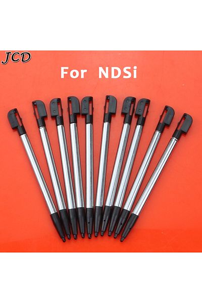 JCD For NDSi Metal JCD 10PCS Metal Telescopic Stylus Plastic Stylus Touch Screen Pen for 2DS 3DS New 2DS